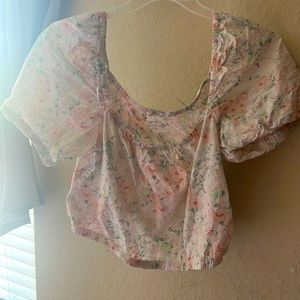 Flower blouse for women